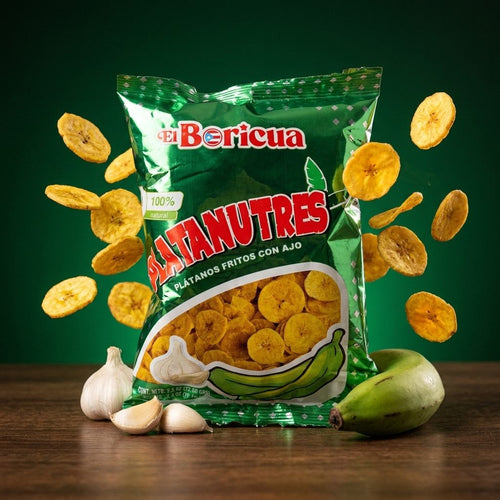 Oro Candy – Platanutres Fritos con Ajo | Snack Crujiente Puertorriqueño