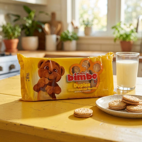 Bimbo Puerto Rico ¡Sabor al Rescate! Galletas de Sandwich de Crema DUPLEX 8pck