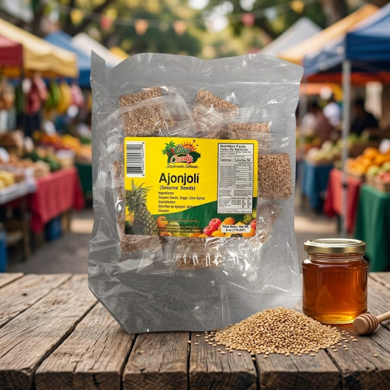 Oro Candy – Ajonjolí 6 oz | Dulce Tradicional Puertorriqueño