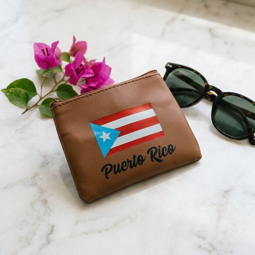 Souvenir de Puerto Rico - Monederos en Cuero