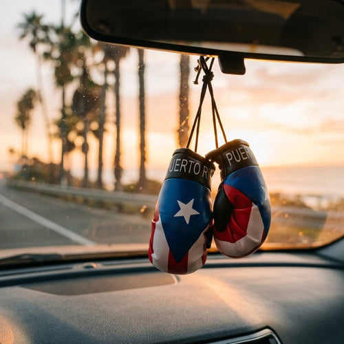 Souvenirs de Puerto Rico - Set Guantes de Boxeo Colgantes
