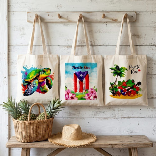 Souvenirs - Tote Bag de Puerto Rico (Canvas Bag)