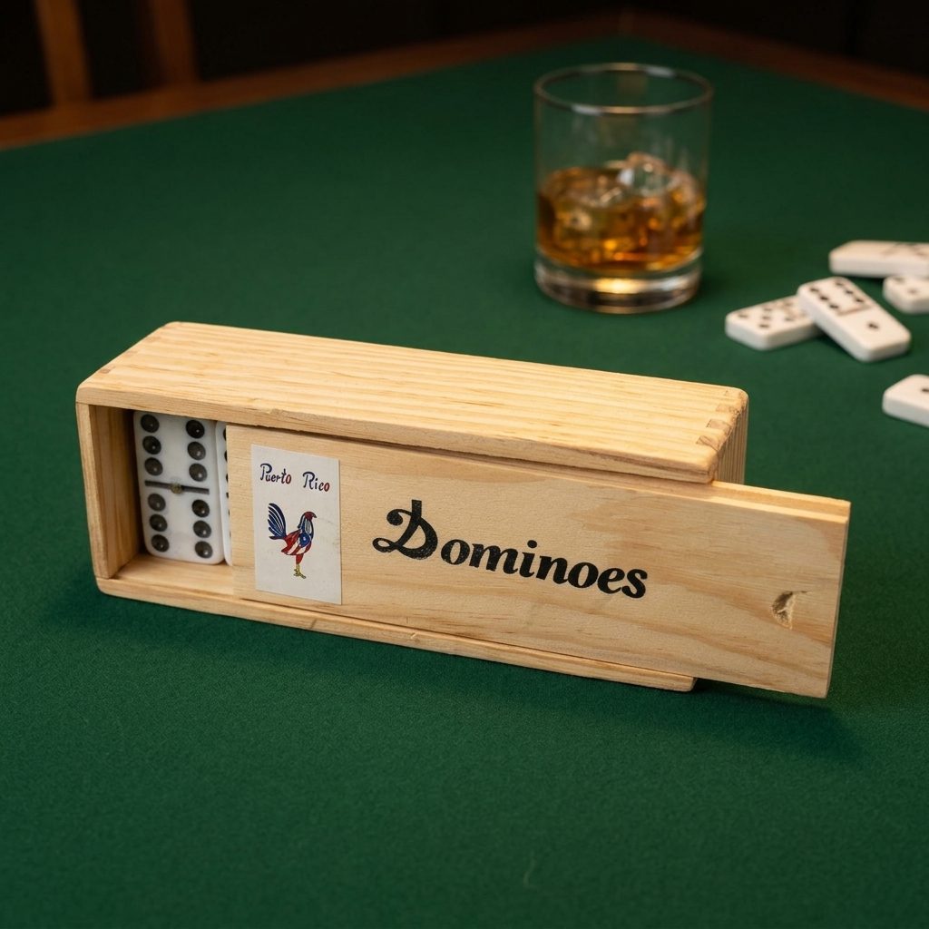 Souvenir Puerto Rico - Dominos (28 Piezas) Gallo