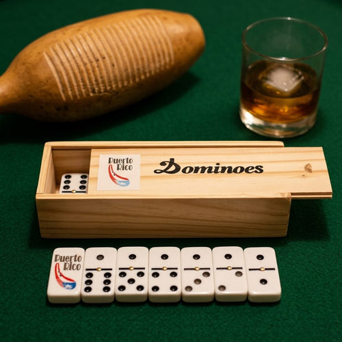 Souvenir Puerto Rico - Dominoes (Güiro)