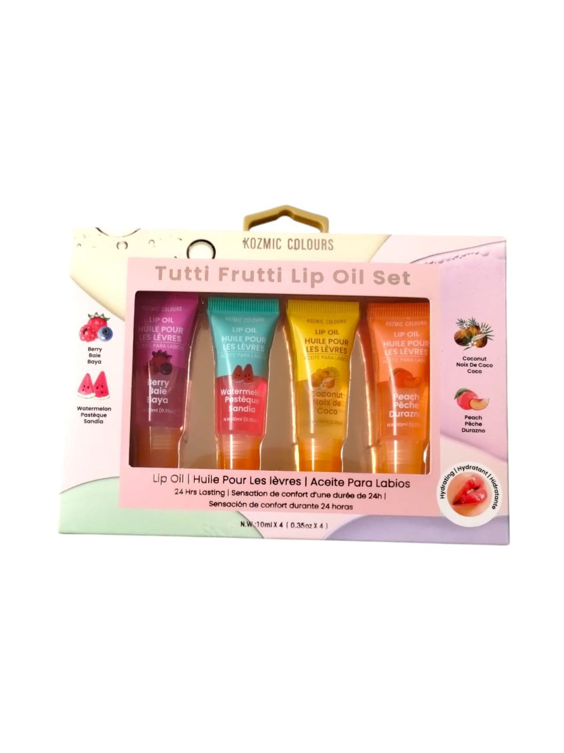 Tutti Frutti Lip Oil Makeup Set by Kozmic Colours