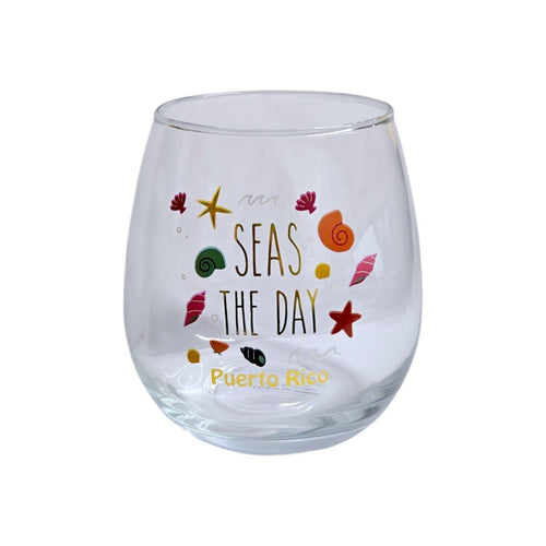 Souvenir de Puerto Rico- Printed Wine Glass Décor