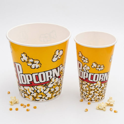 Popcorn Bowls Amarillos – 2 Tamaños