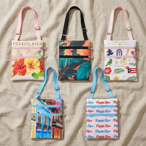 Souvenir - Puerto Rico Crossbody Mini Bag | 4 Estilos