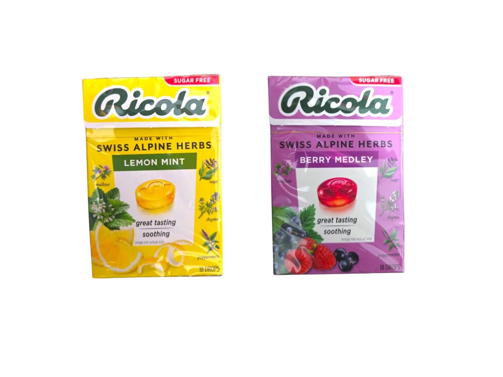 Ricola Berry Medley, Ricola Lemon Mint