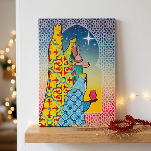Cuadro en Canva- Tres Reyes Magos (3 Kings)