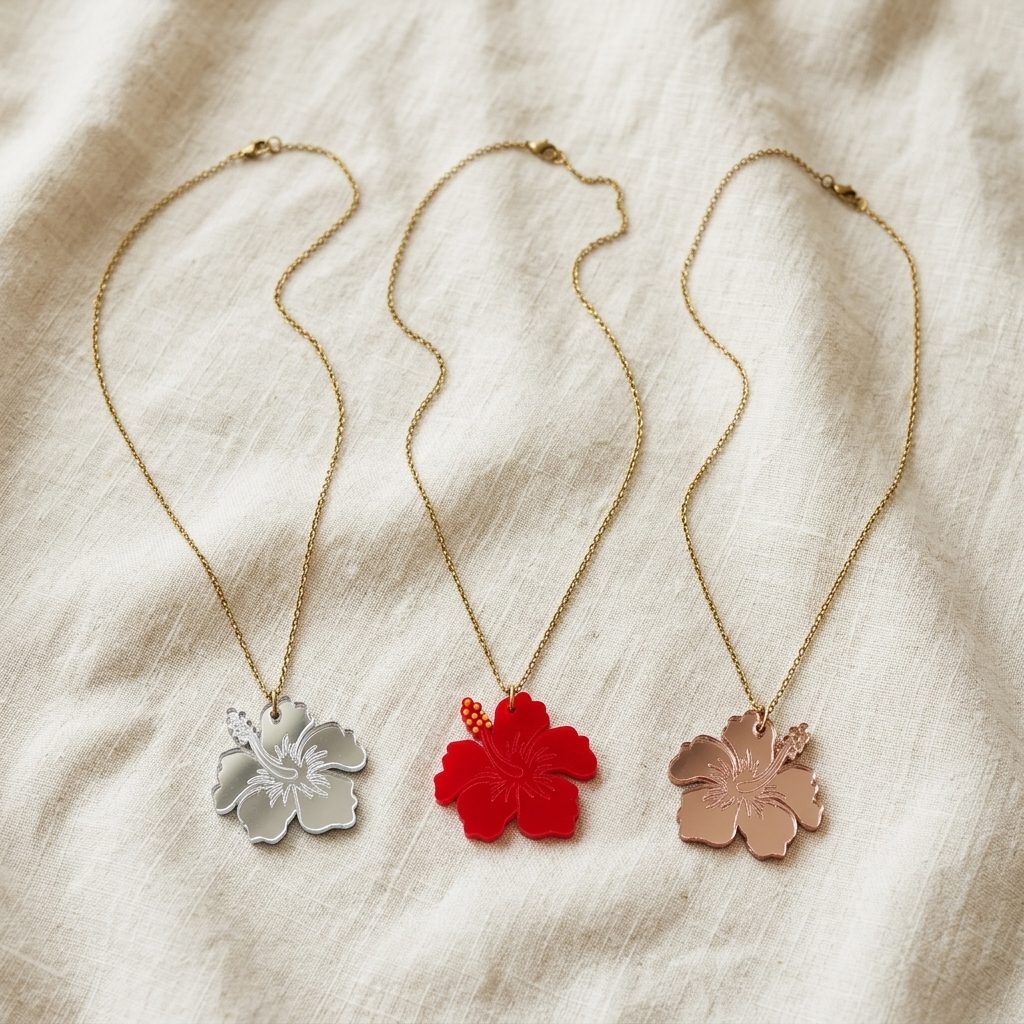 Artesanía de Puerto Rico- Cadena souvenir amapola (colores a escoger)