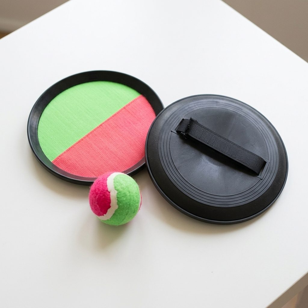 Juego de Paletas Atrapa Pelota con Velcro