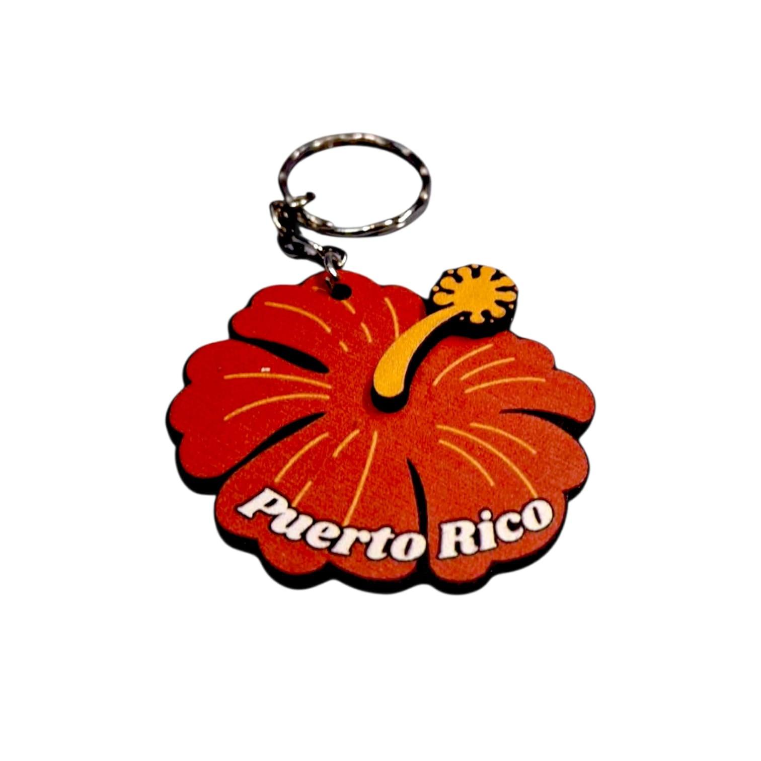 Souvenir de Puerto Rico- Llavero Madera PR.