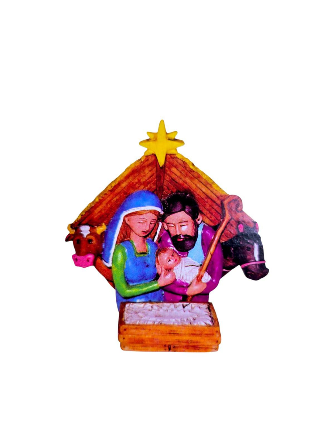 Nativity Scene with Manger