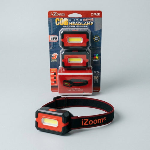 i-Zoom Cob Versa Beam Head Lamp