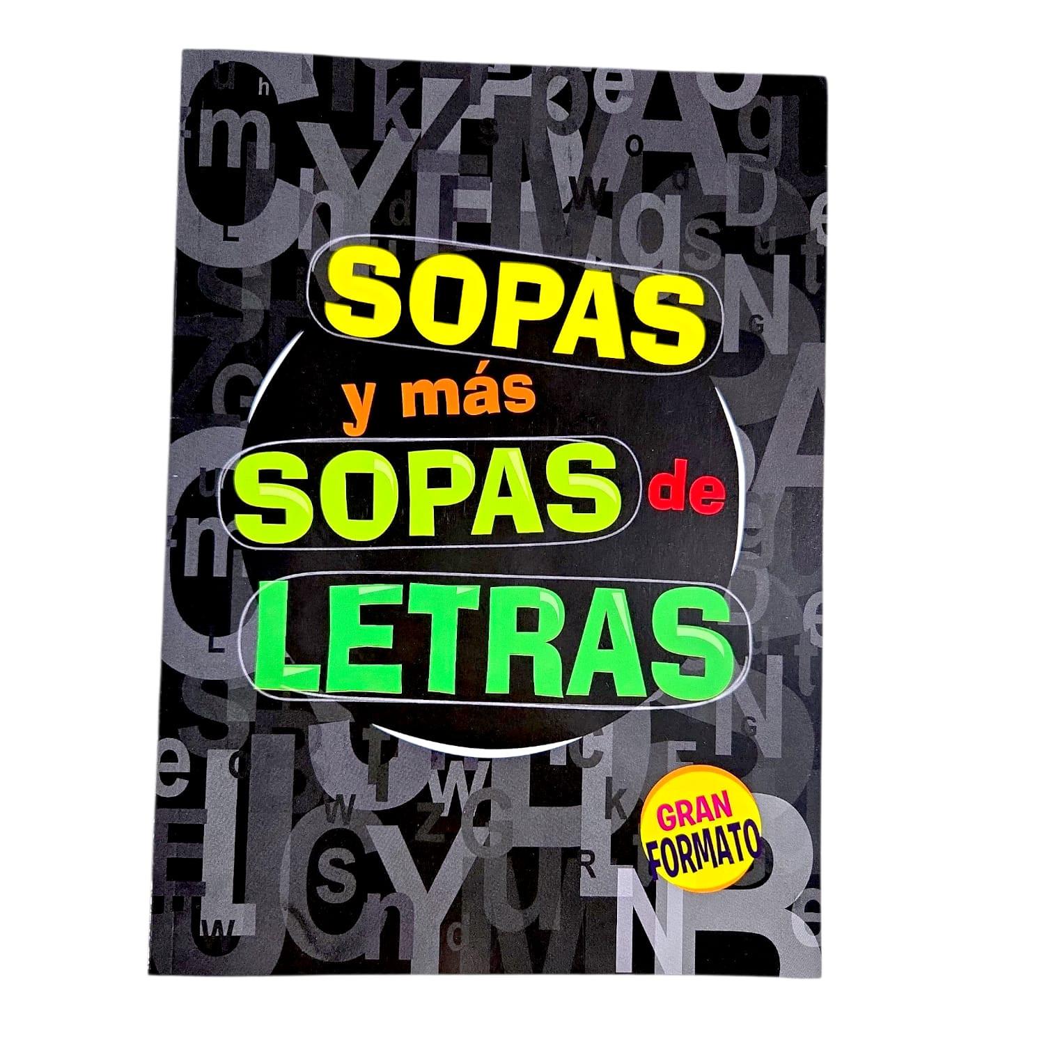 Sopa de Letras – Libro de Pasatiempos | Diversión y Ejercicio Mental.