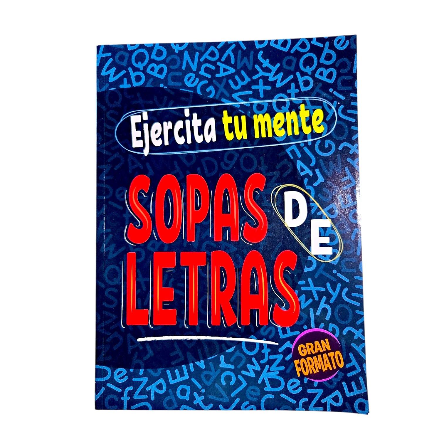 Sopa de Letras – Libro de Pasatiempos | Diversión y Ejercicio Mental.