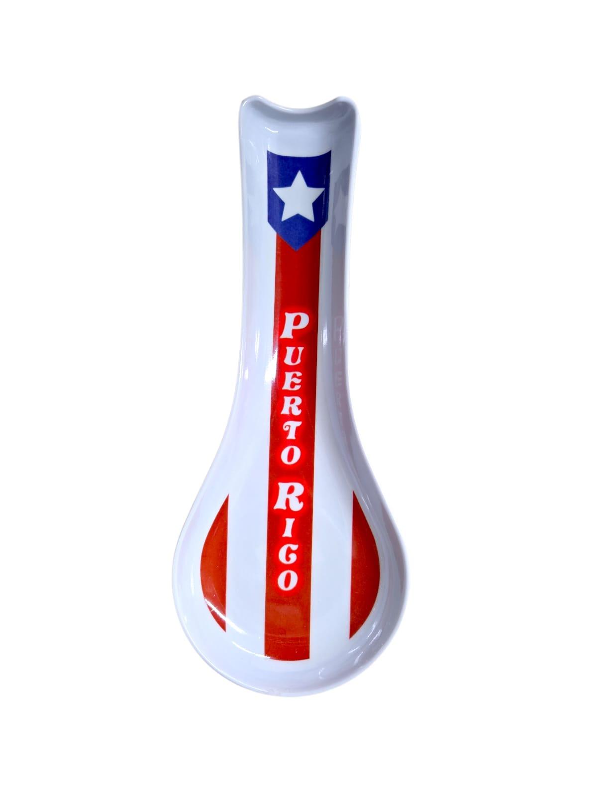 Souvenir de Puerto Rico - Descanso para Utensilios de Cocina en Melamina