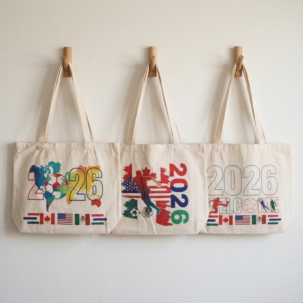 Tote Bag Soccer 2026 – Bolsa Reutilizable
