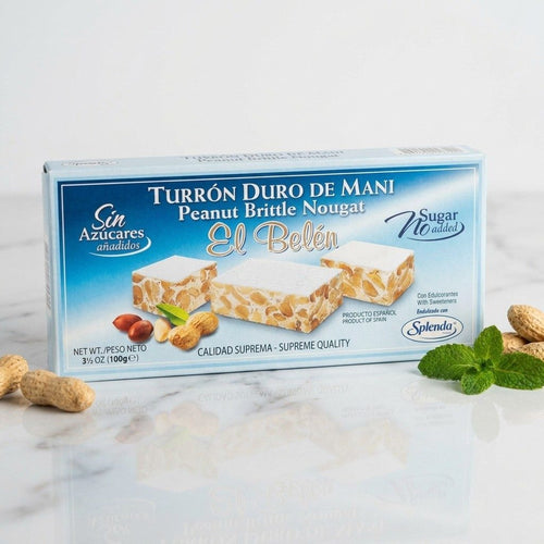 El Belén - Turrón Duro De Maní (Peanut Brittle Nougat) No Sugar Added