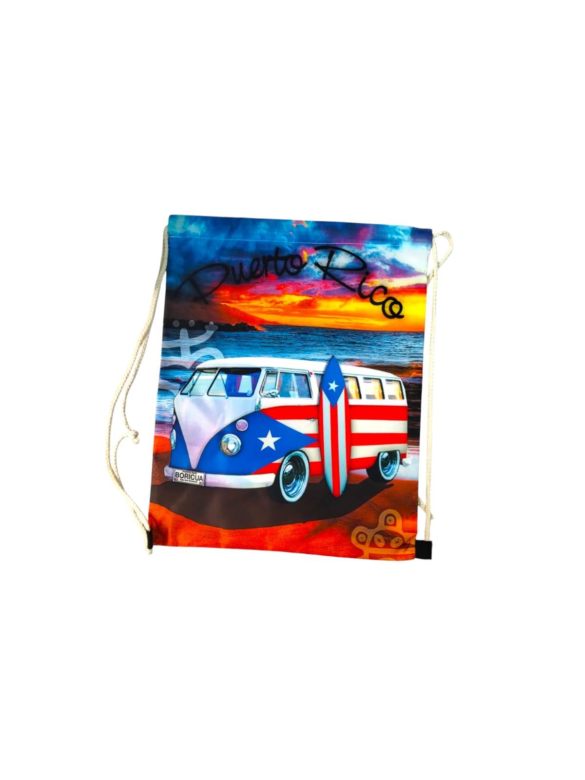 Souvenirs de Puerto Rico- Drawstring Bag