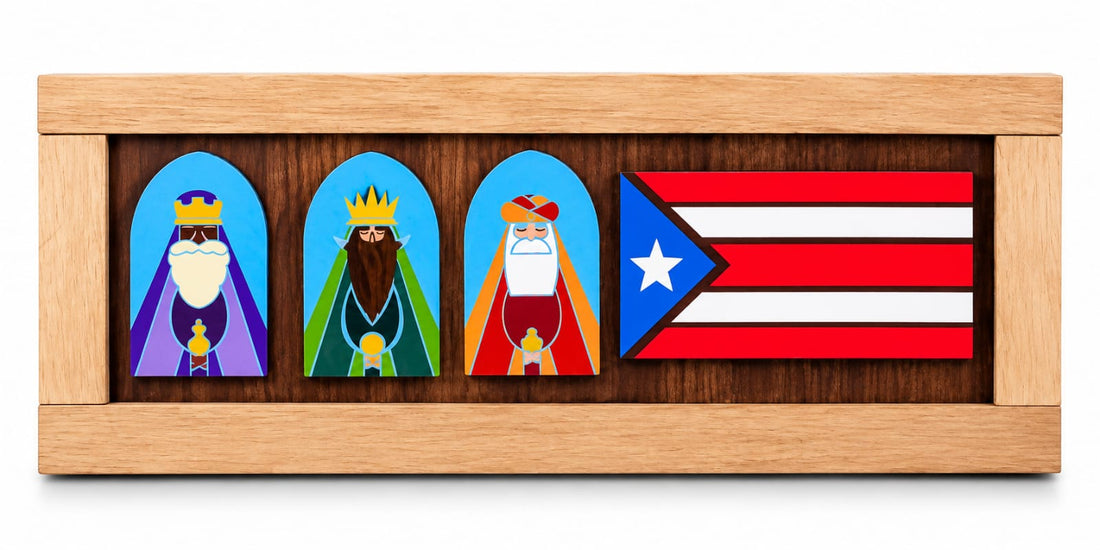 Souvenir de Puerto Rico – Los Tres Reyes Magos en Madera