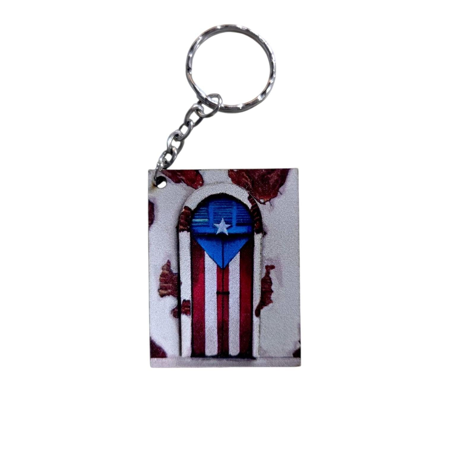 Souvenir de Puerto Rico- Llavero Madera PR.