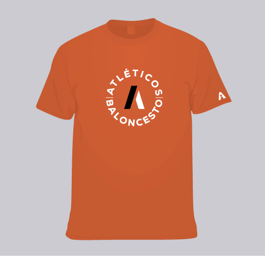 Atléticos de San German - Camiseta Anaranjada / ''Atléticos | Baloncesto'' (Size Variados-Adulto)