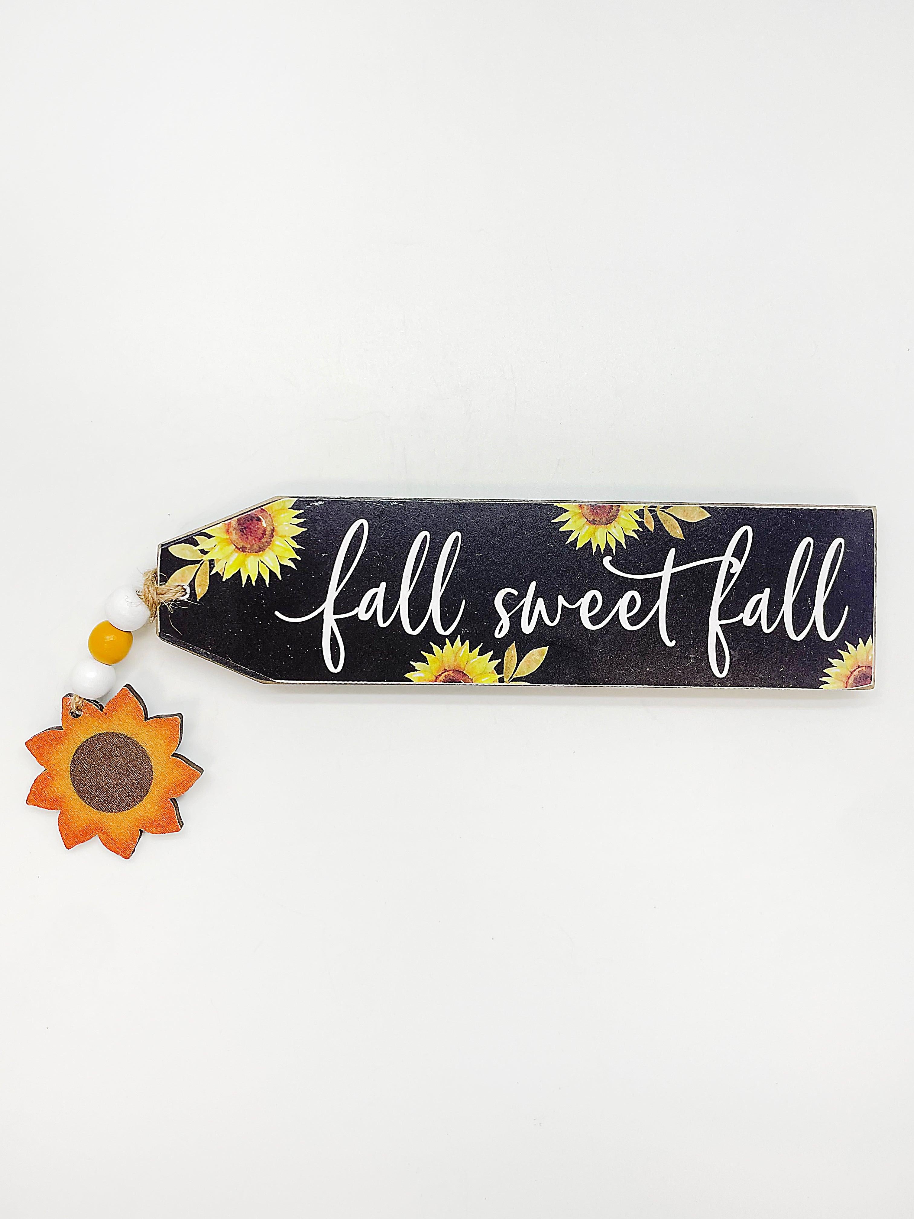 Otoño - Wooden Table Plaque | Horizontal Decor