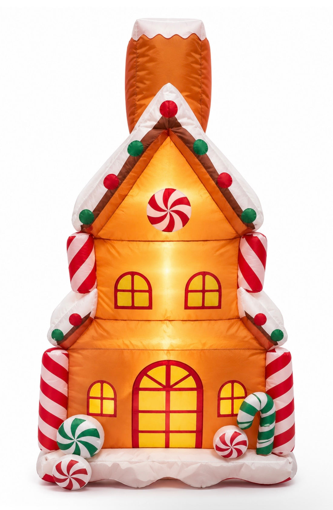 Inflable Navideño | Casita de Jenjibre Decorativa | 4 Pies