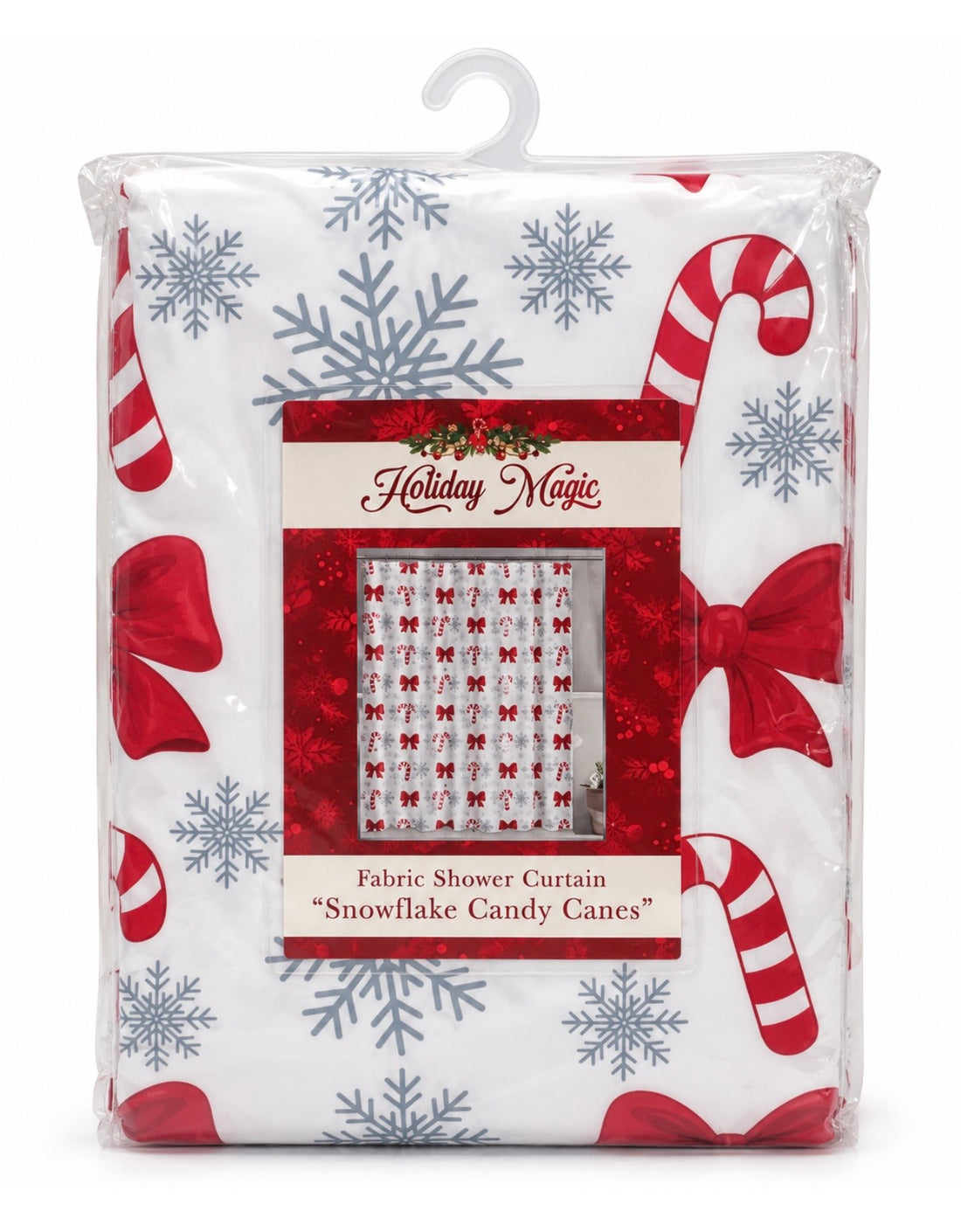 X Mas | 1 Pc Shower Curtain | 8 Holidays Designs 70" x 72"