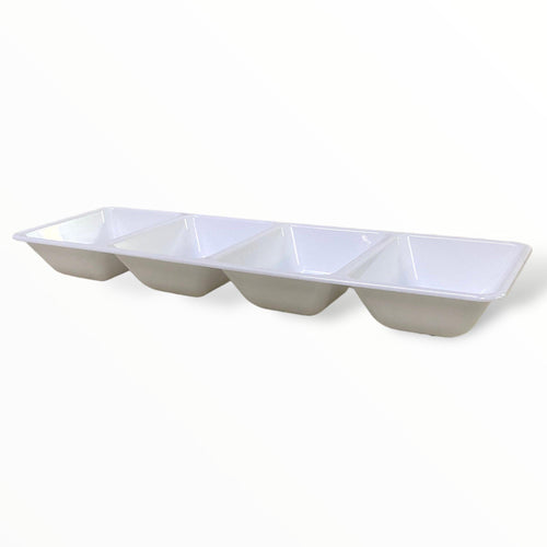Plastique - Bandeja Plástica de 4 Compartimientos (4oz / 1pc)