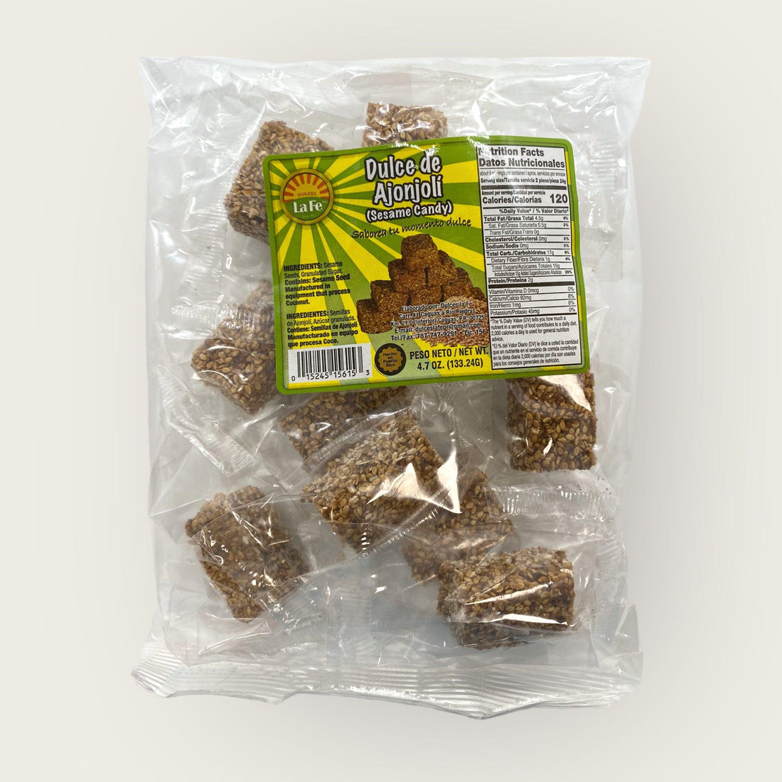 Dulces La Fe - Sesame Candy 4.7oz (Sesame Candy)