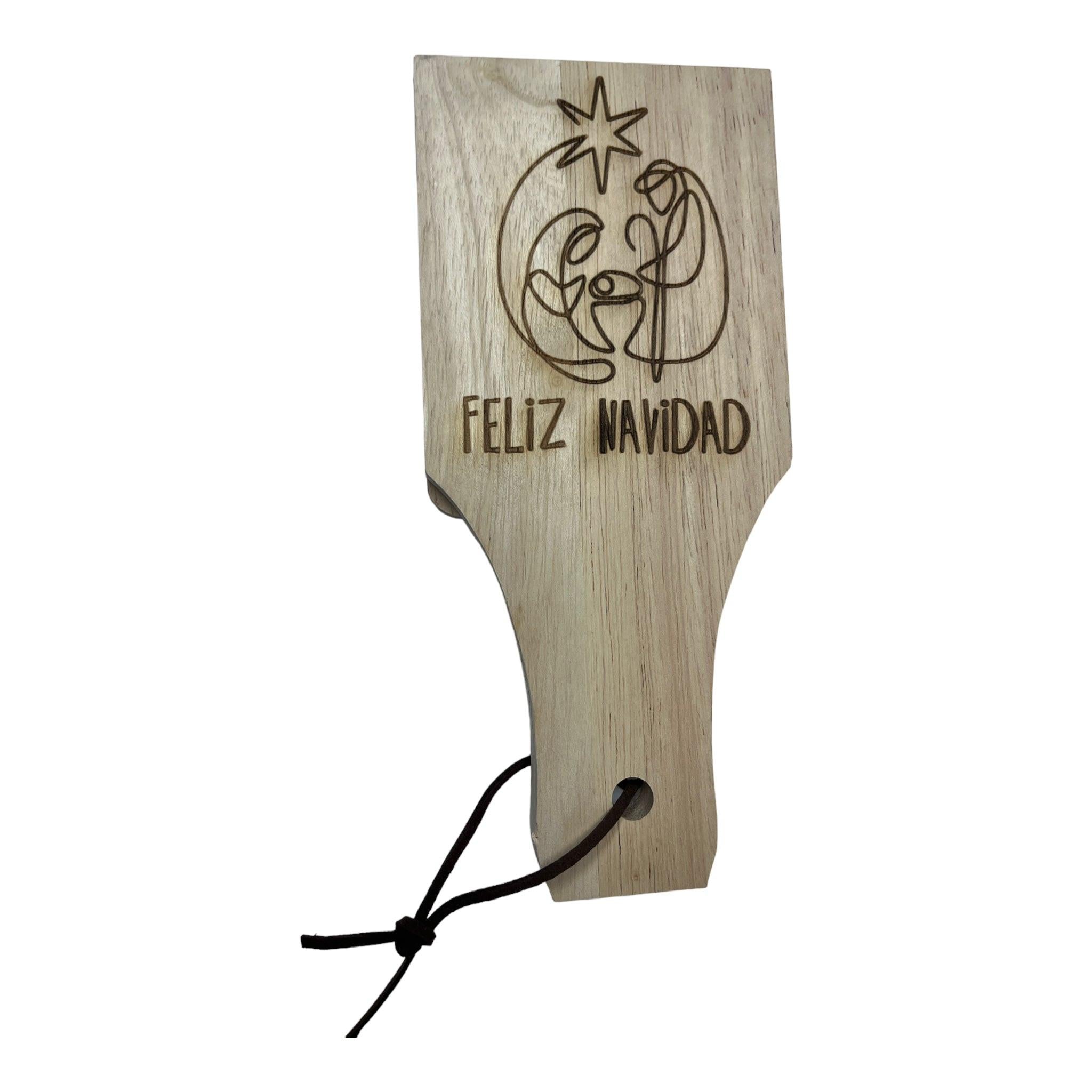 Tostoneras en Madera de Navidad - 8"