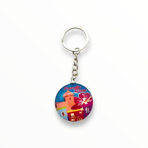 Puerto Rico Souvenirs - Round Keychains (Variety)
