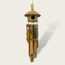 Puerto Rican Souvenirs - Bamboo Rattles with House (Wind Chimes)