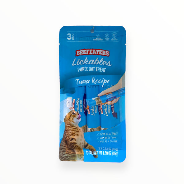 Beefeaters - Lickables Puree Cat Treat 3pcs (TUNA Recipe)