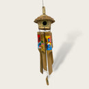 Puerto Rican Souvenirs - Bamboo Rattles with House (Wind Chimes)