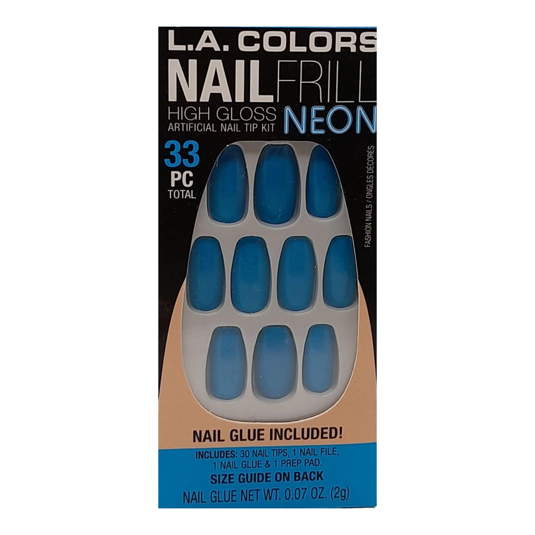 Nail Frill - 33 Piece Nail Kit Neon