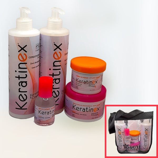 HK Cosmetics - Kit Linea Keratinex (Bulto Todo Incluido)