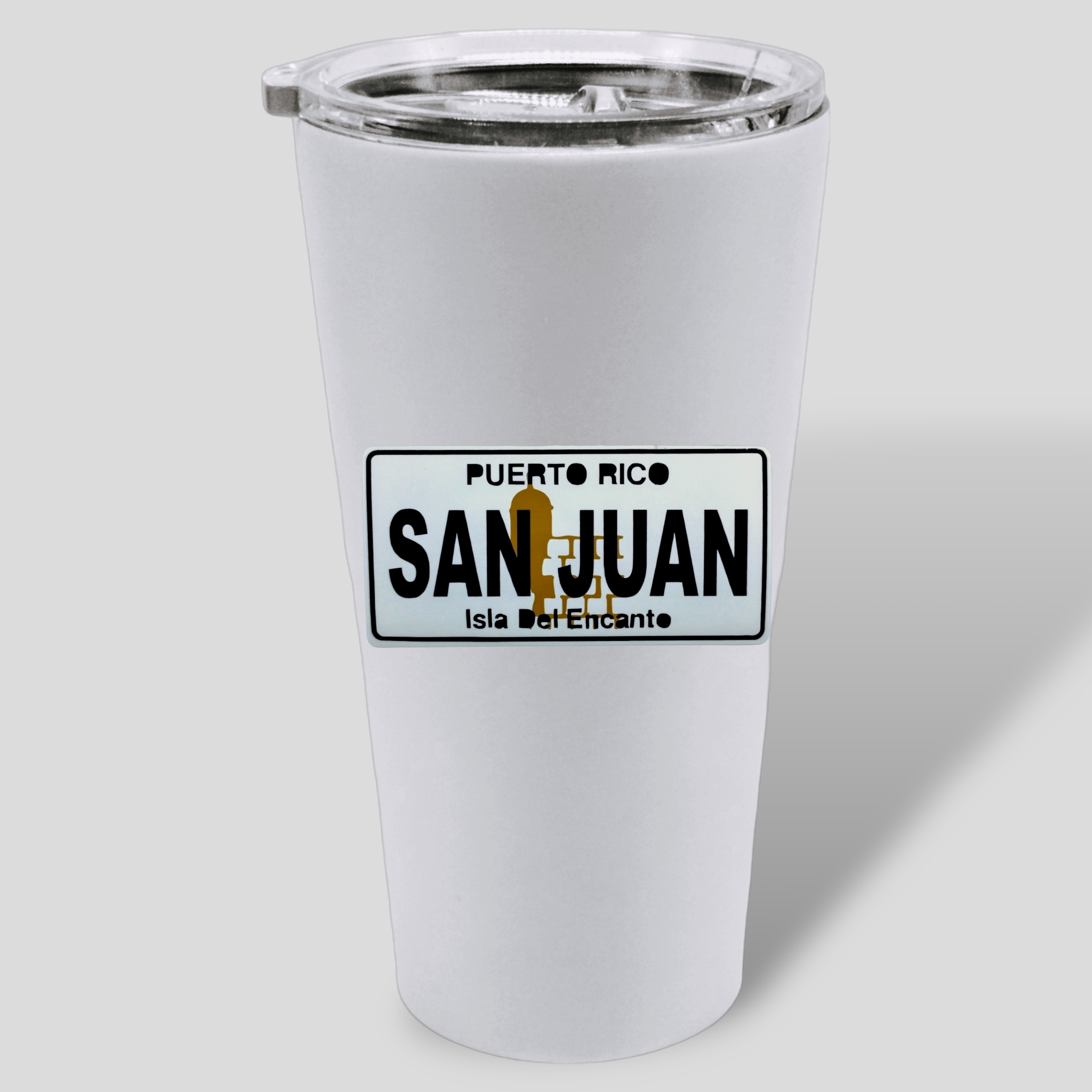 Souvenirs de Puerto Rico - Stickers (Pueblos de Puerto Rico) *NO INCLUYE EL VASO*