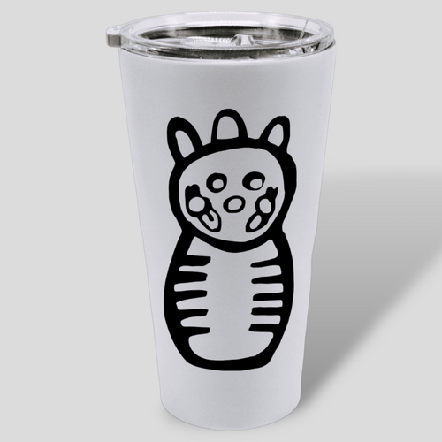 Puerto Rico Souvenirs - Stickers (Black Taino Symbols) *GLASS NOT INCLUDED*