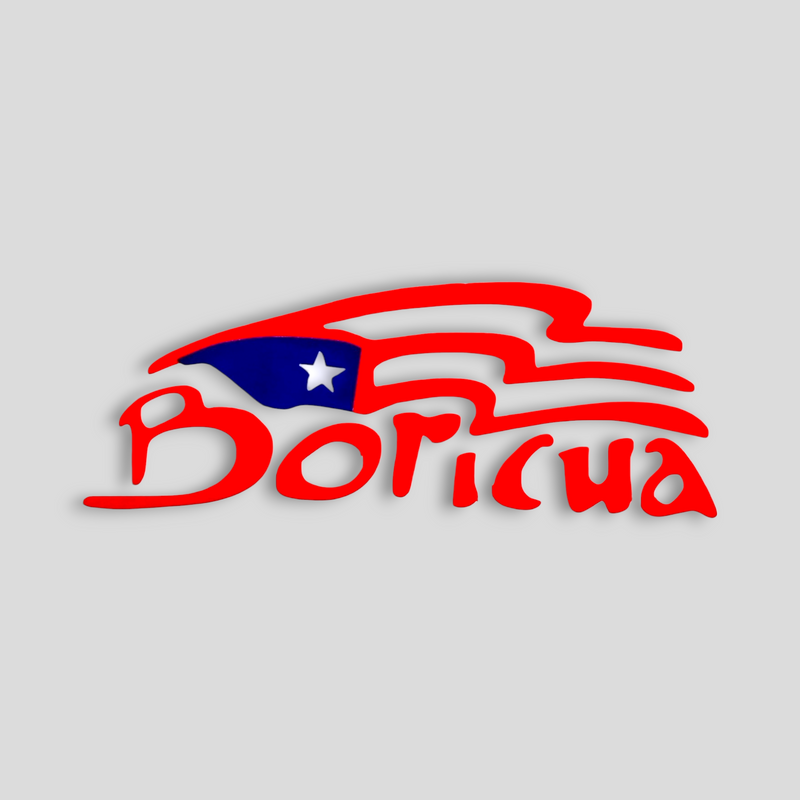 Souvenirs de Puerto Rico - Stickers (Orgullo Boricua) *NO INCLUYE EL VASO*