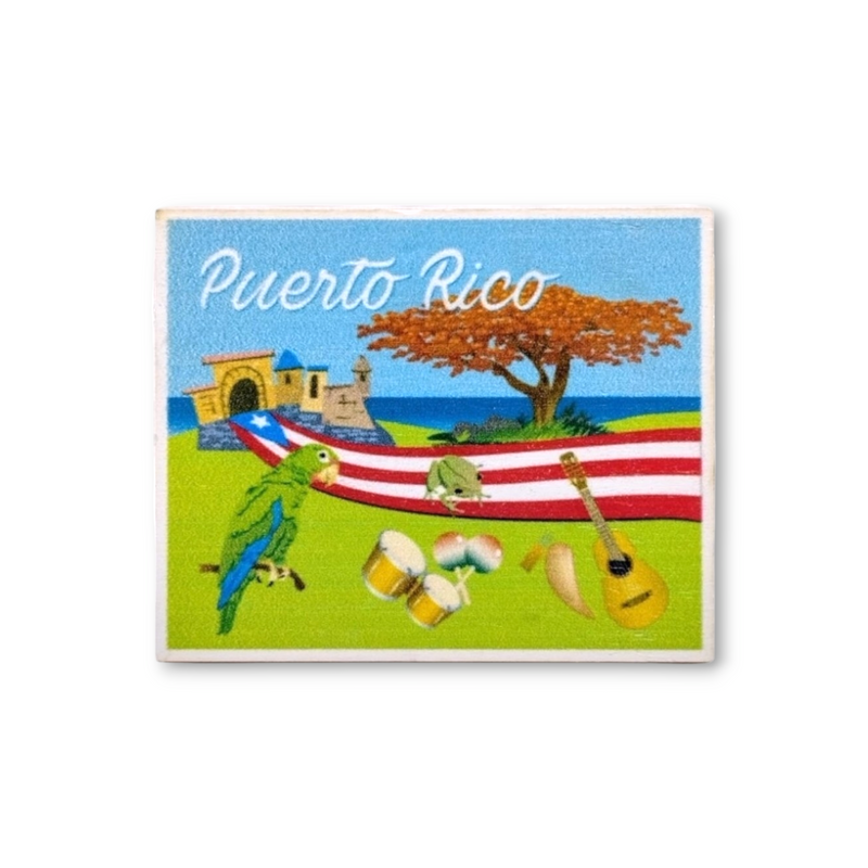 Souvenirs de Puerto Rico - Magnetos de Madera
