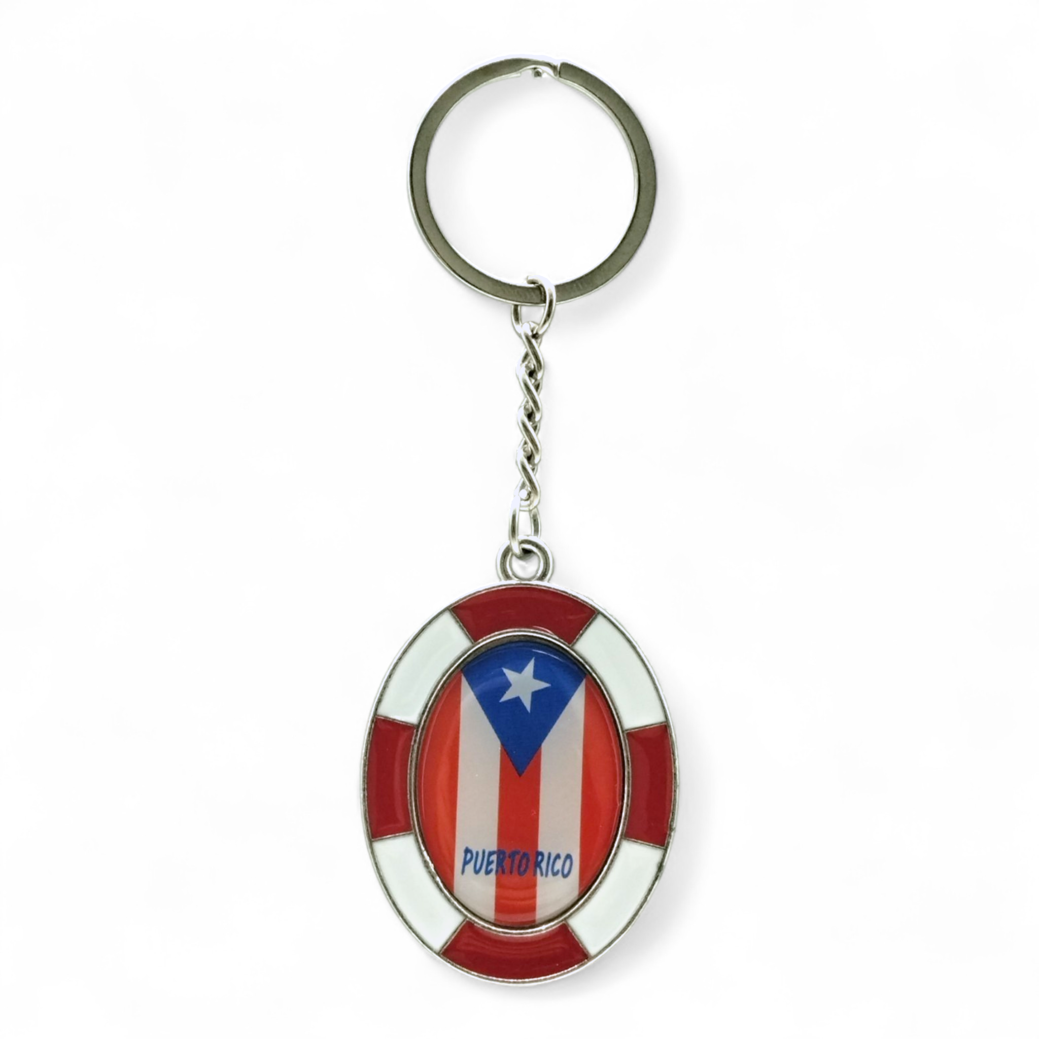 Souvenirs de Puerto Rico - Llaveros de Metal (Variedad de Estilos)