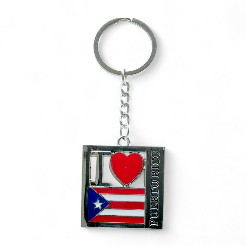 Souvenirs de Puerto Rico - Llaveros de Metal (Variedad de Estilos)