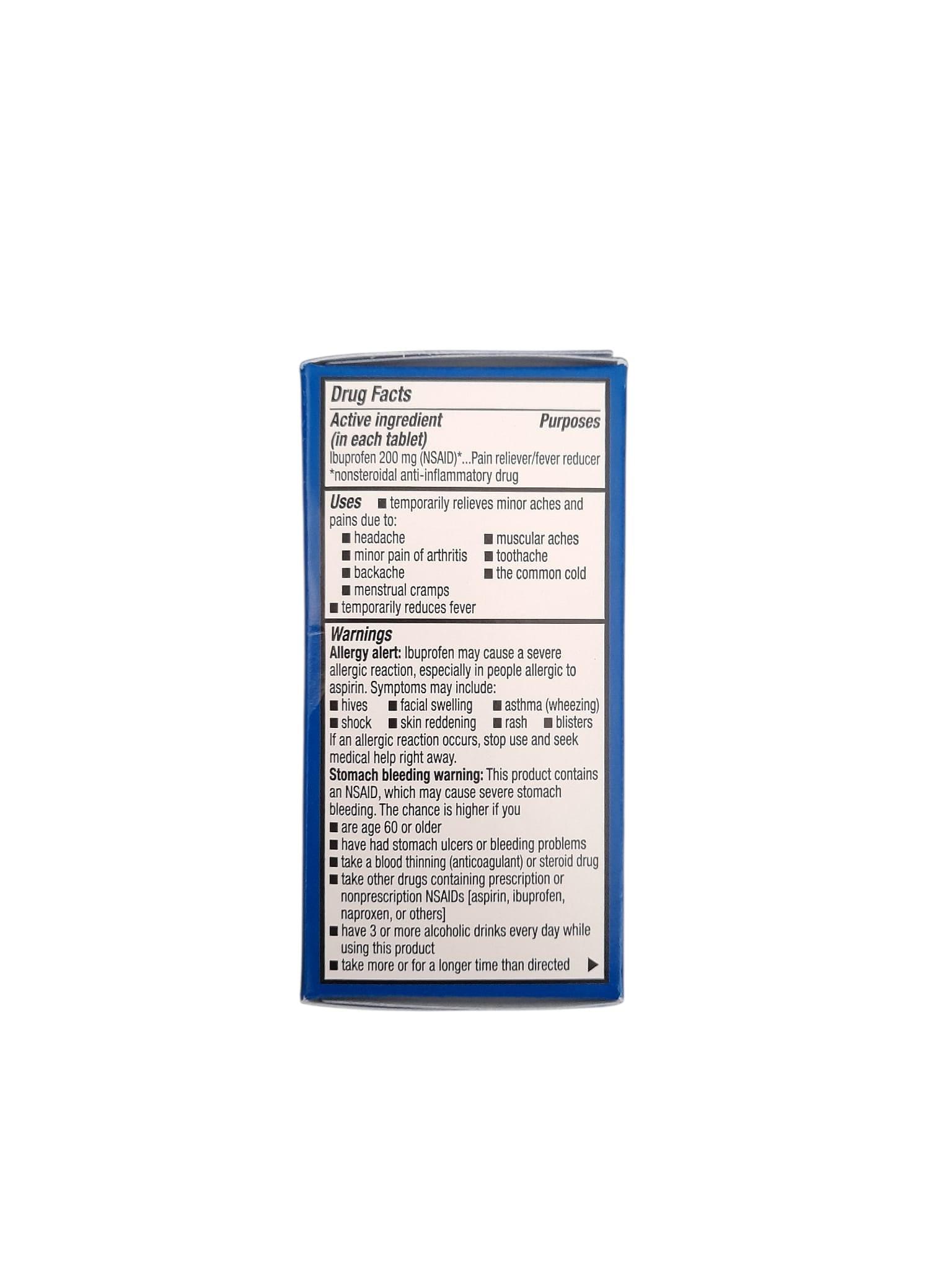 Ibuprofen 50 Tablets - 200mg Pain Reliever, Fever Reducer (NSAID).