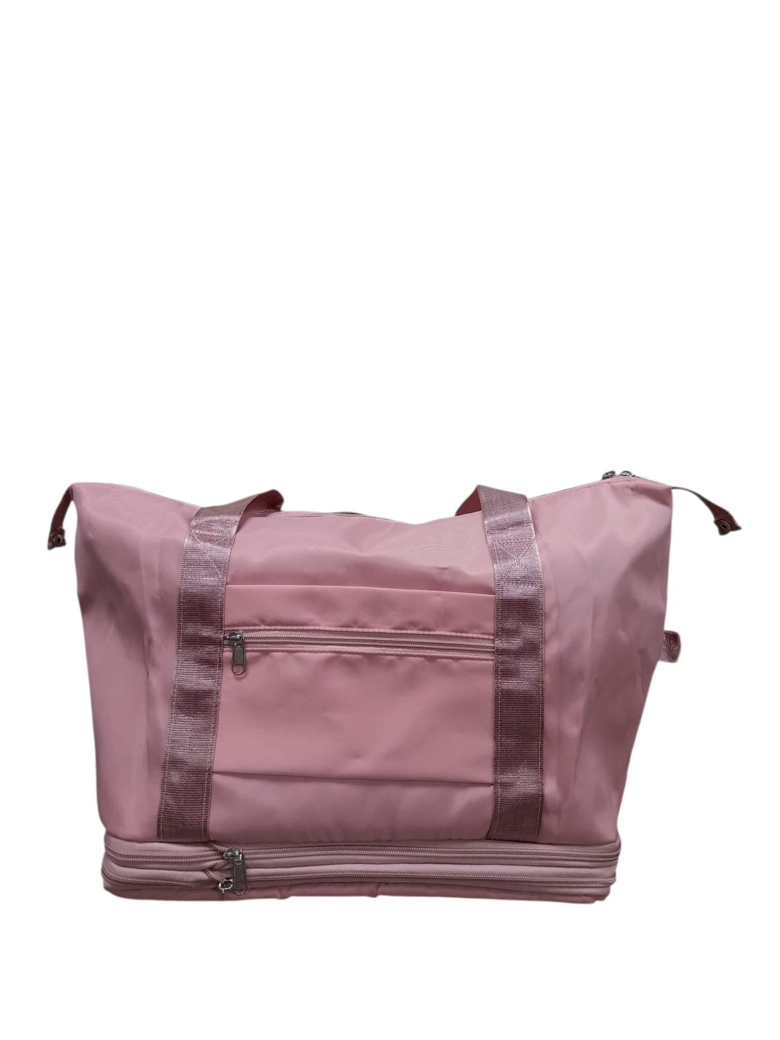 Bolso/Maleta de Viaje Expandible en Tela Lisa - 4 Colores.