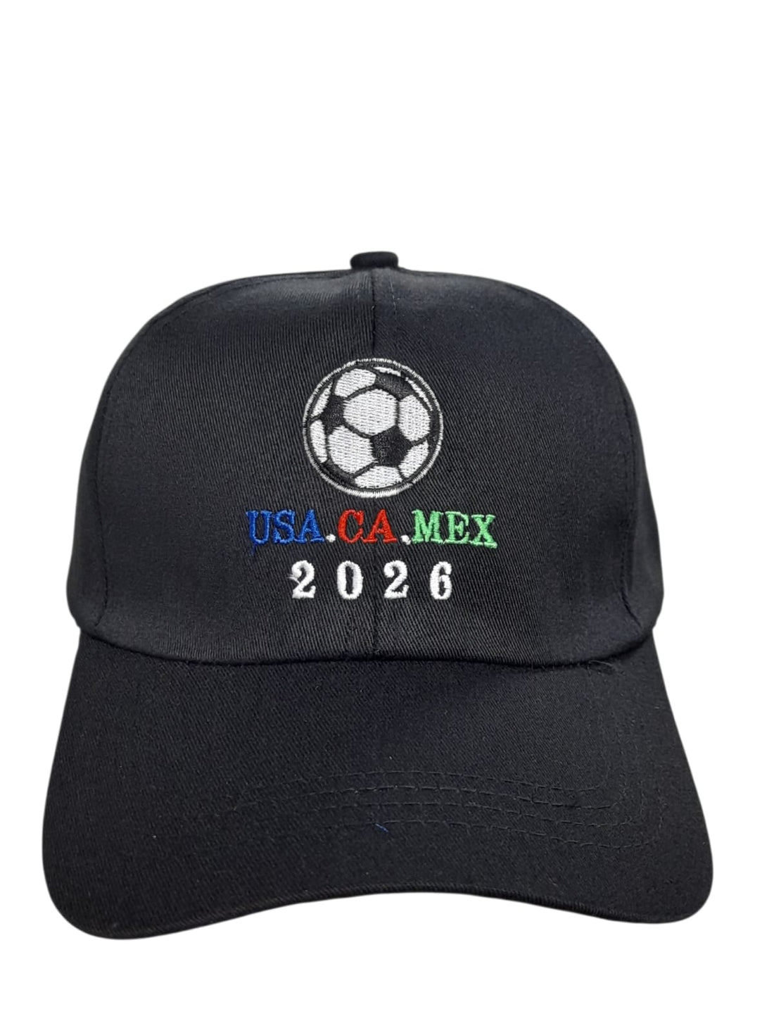 Gorra Ajustable Bordada Soccer 2026 – Edición USA • CA • MEX