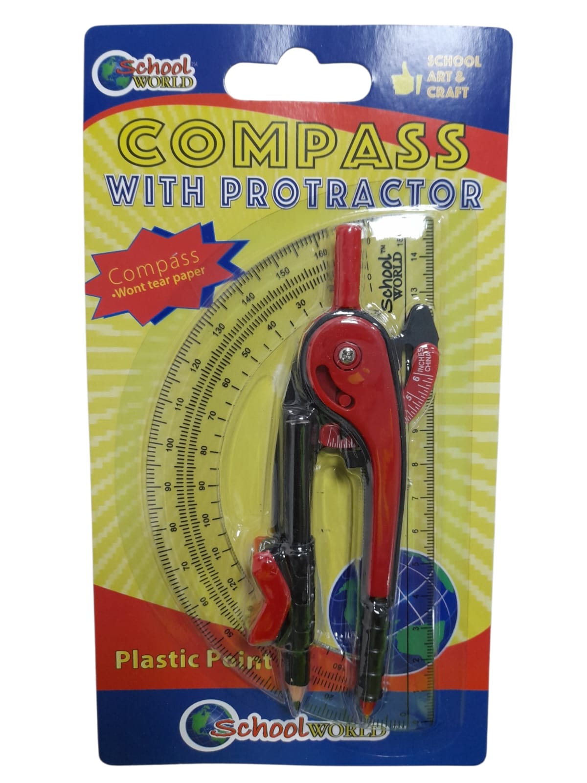Compass with Protractor